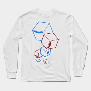 Beat Saber - Floatin' Blocks - White Long Sleeve T-Shirt